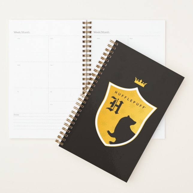 Agenda Dourado HUFFLUFF™ Destacamento coroado (Exibição)