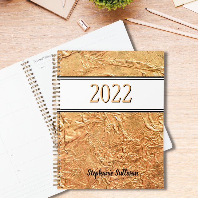 Agenda Dourado personalizado (Criador carregado)