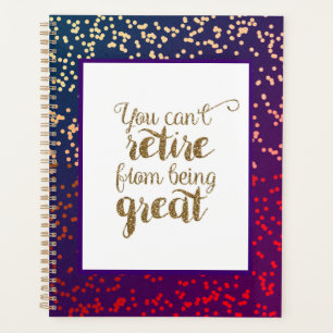 Agenda Dourado roxo não se apaga de ser Excelente