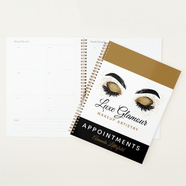 Agenda Dourados Olhos Lashes Brows Makeup Artist Designat (Exibição)