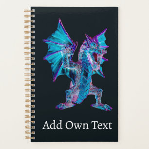 Agenda Dragão Azul Fantasia