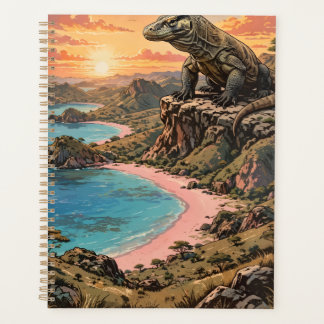 Agenda Dragão de Komodo Rei da Ilha