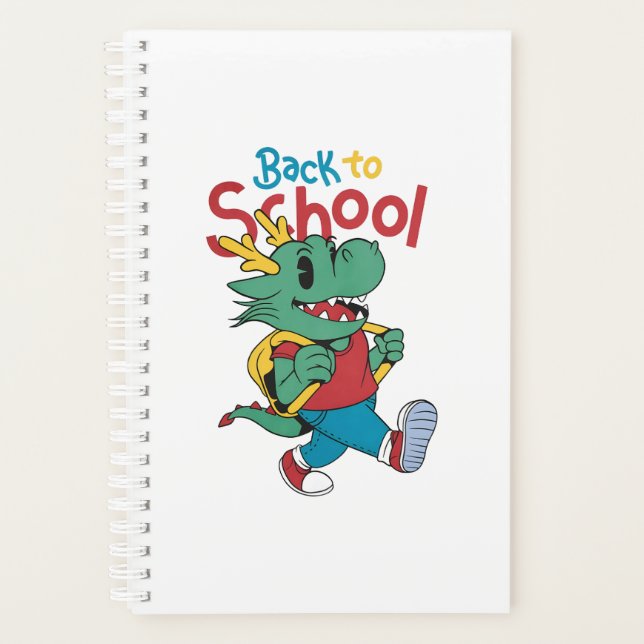 Agenda Dragão giro de volta à arte escolar (Frente)