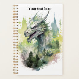 Agenda Dragão na floresta de pinheiros