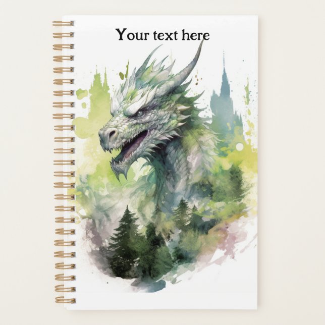 Agenda Dragão na floresta de pinheiros (Frente)