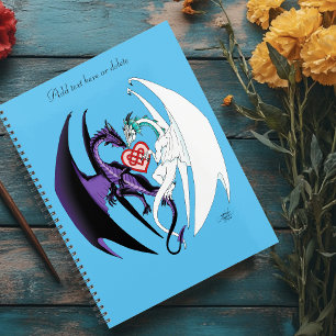 Agenda Dragões adoram azul-coração