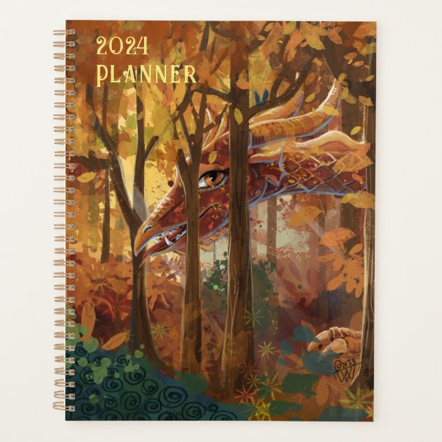Agenda Dragon Woods Planner (Frente)
