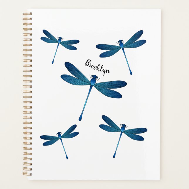 Agenda Dragonfly cartoon illustration  (Frente)