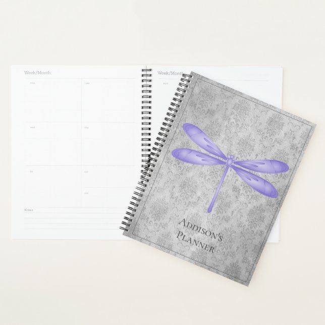 Agenda Dragonfly Damask (Exibição)