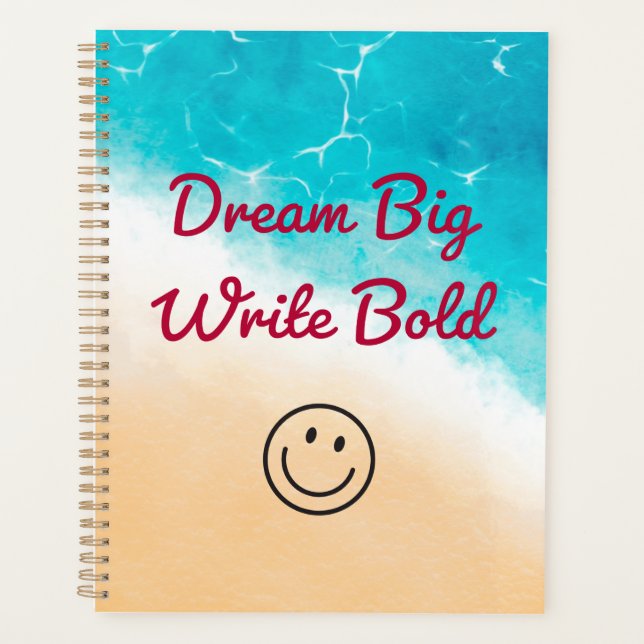 Agenda Dream Big Na moda Planner (Frente)