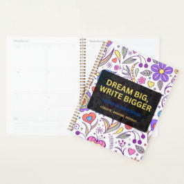 Agenda Dream Big, Write Bigger – Inspirational