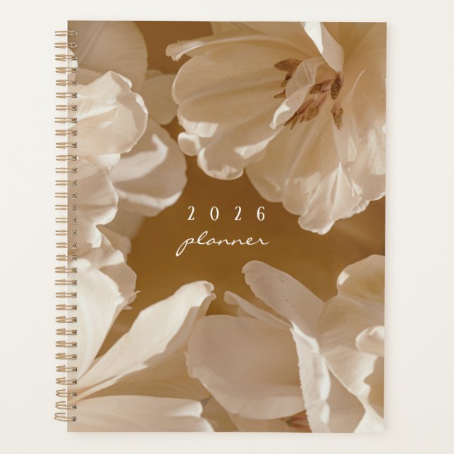 Agenda Dreamy beige / brown floral (Frente)