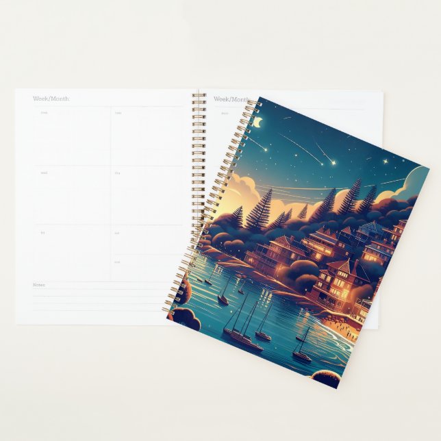 Agenda Dreamy Coastal Night (Exibição)