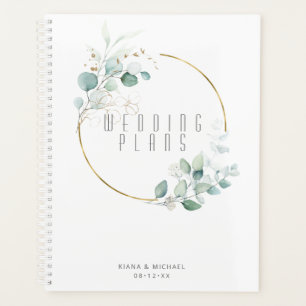 Agenda Dreamy Greenery Wedding Green/Blue ID817