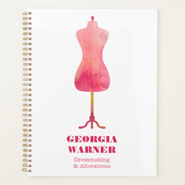 Agenda Dressmaker Seamstress Tailor Clothing Mannequin Pl (Frente)