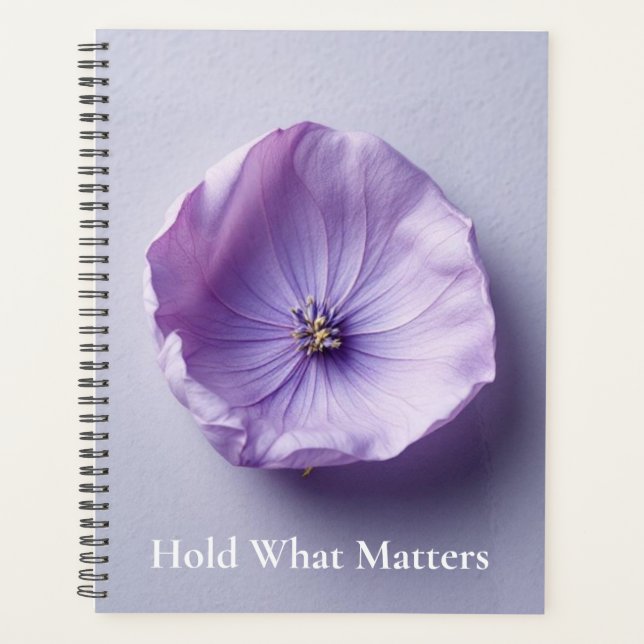 Agenda Dried Petal Preservation | Delicate Botanical Art (Frente)