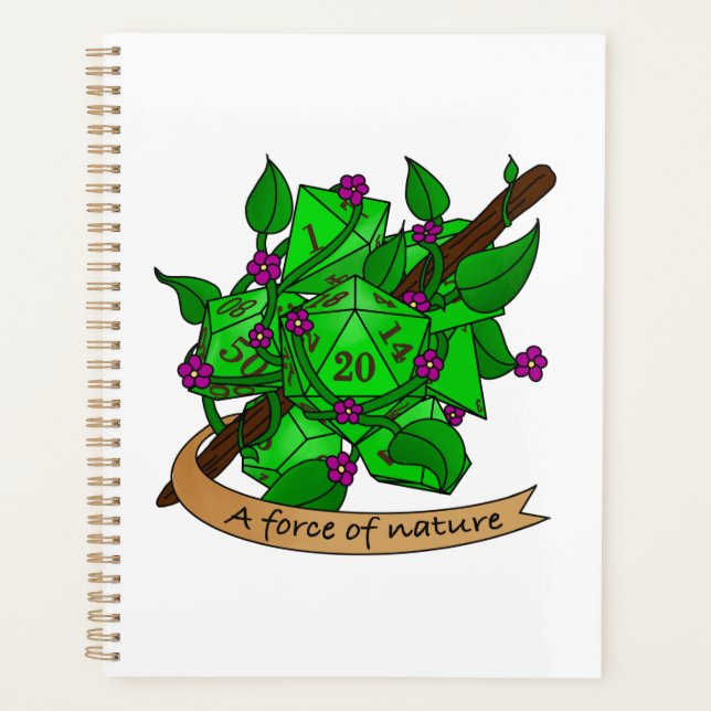 Agenda Druid Dice Design (Frente)