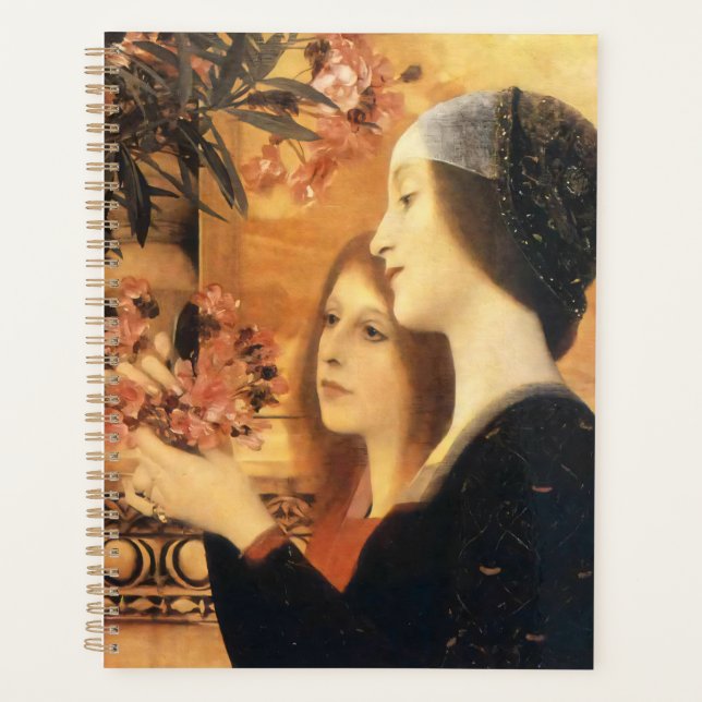 Agenda Duas garotas com um Oleander de Gustav Klimt (Frente)