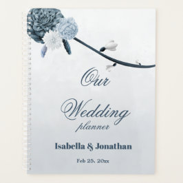 Agenda Dusty blue shades casamento floral