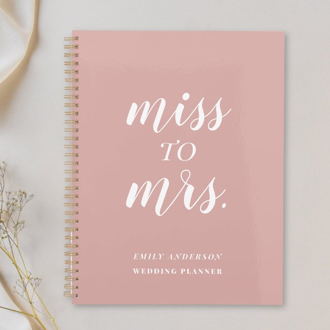 Agenda Dusty Rosa Miss para a Sra. Wedding (Criador carregado)