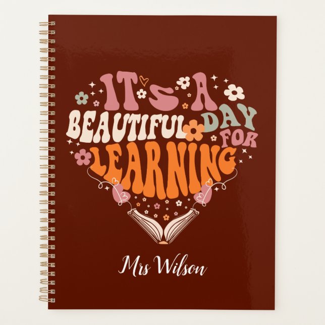 Agenda é um belo dia para aprender doações de professores (Frente)