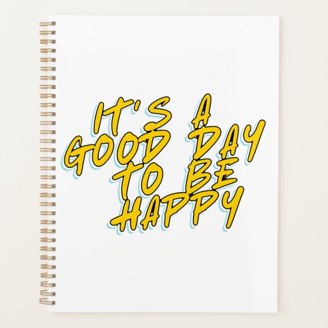 AGENDA É UM BOM DIA PARA SER FELIZ (Frente)