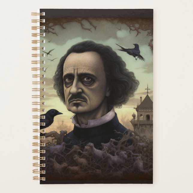 Agenda Edgar Allen Poe Raven Planner (Frente)