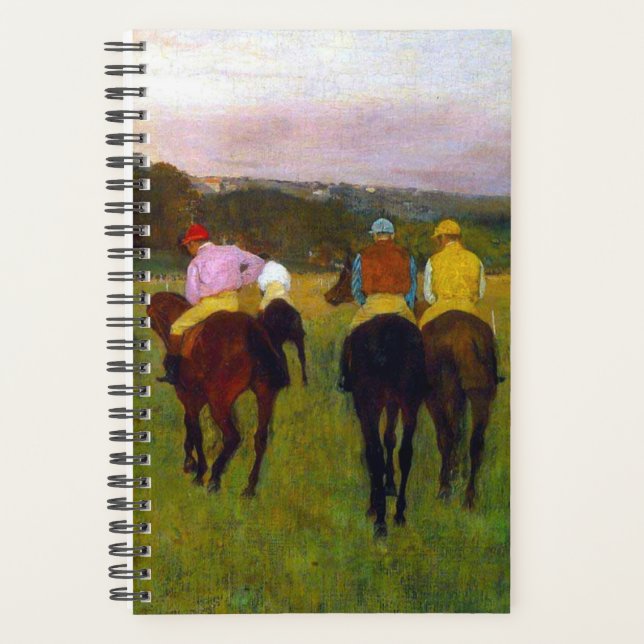 Agenda Edgar Degas Race Horses em Longchamp (Frente)