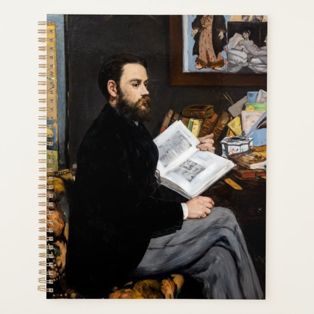 Agenda Edouard Manet - Retrato de Emile Zola (Frente)