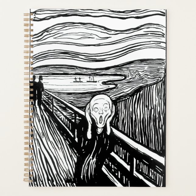Agenda Edvard Munch - A litografia do Gritar (Frente)
