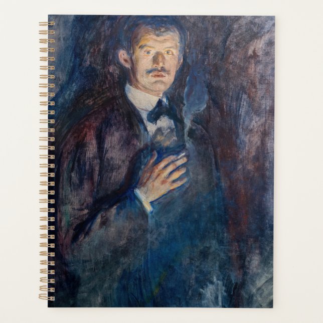 Agenda Edvard Munch - Autorretrato com Cigarro (Frente)