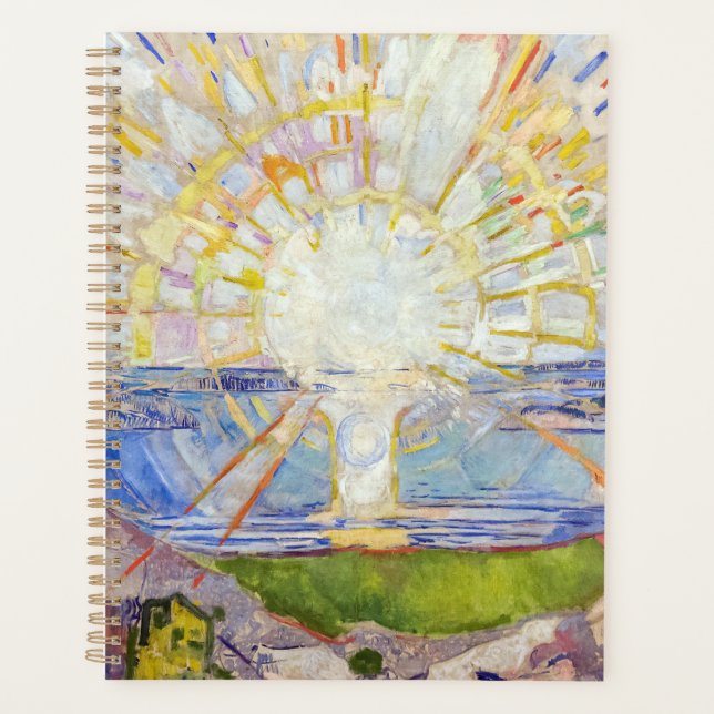 Agenda Edvard Munch - O Sol 1911 (Frente)