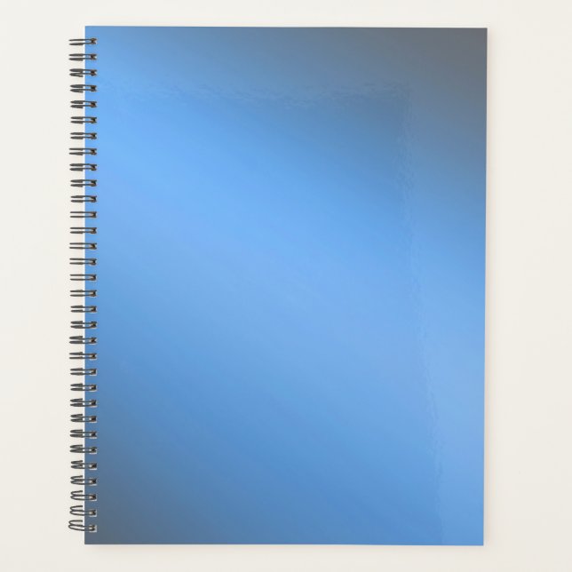 Agenda Efeito de luz azul da Cinza (Frente)