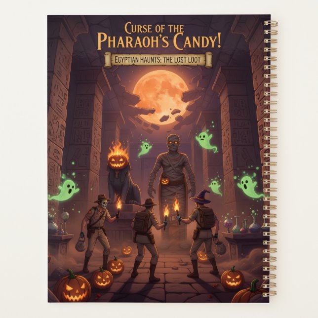 Agenda Egyptian Halloween Planner (Verso)