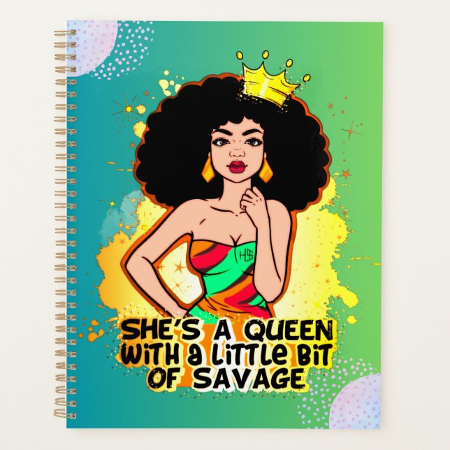 Agenda Ela É Uma Magia Da Rainha Melanina Sista Negra (Frente)