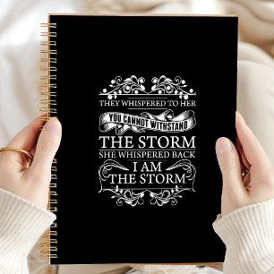 Agenda Ela Sussurrou de Volta Eu Sou a Tempestade