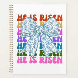 Agenda Ele É Risen Páscoa Floral Arco