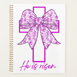 Agenda Ele É Risen Páscoa Floral Arco