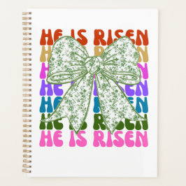 Agenda Ele É Risen Páscoa Floral Arco