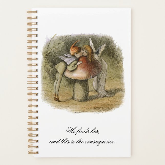 Agenda Ele Encontra Seu Dia de os namorados Romântico De  (Frente)