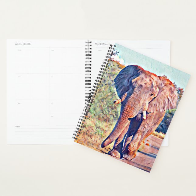 Agenda elefante aquarell (Exibição)