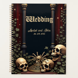 Agenda Elegância Gótica Escura. Arco impressionante