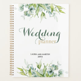 Agenda Elegância verde frescor de eucalipto design