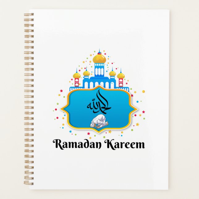Agenda Elegant Arabic Calligraphy Ramadan Wishes (Frente)