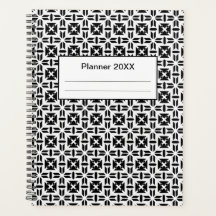 Elegant Black and White Geometric Pattern