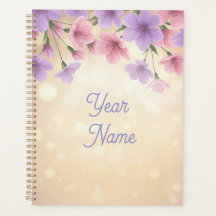 Elegant Floral Planner