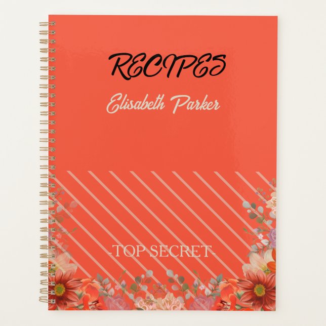 Agenda Elegant rustic floral kitchen (Frente)