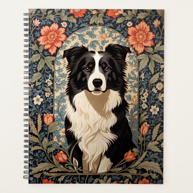 Agenda Elegante Border Collie Morris Inspirou (Frente)
