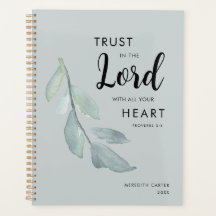 Elegante Botânico Sage Green Christian