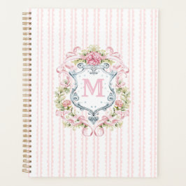 Agenda Elegante Brasão Floral